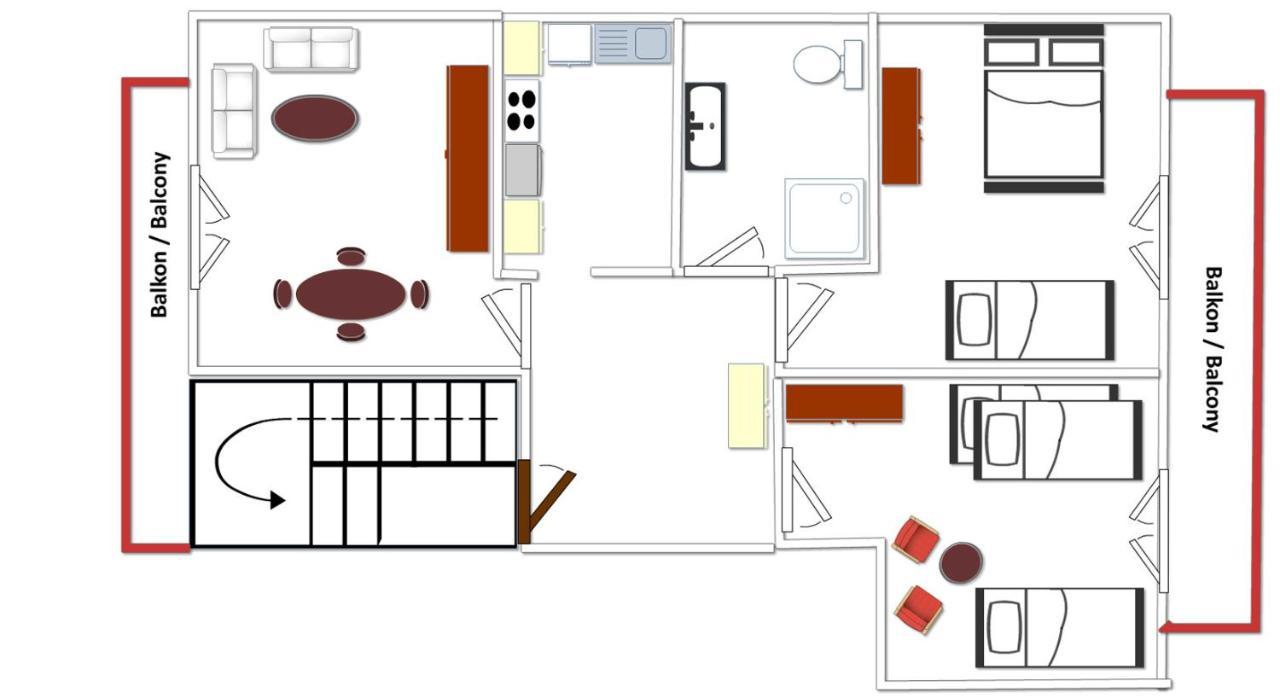 Ferienwohnung Laserer Gosau Bagian luar foto